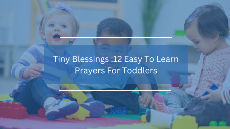 12 Easy To Learn Prayers For Toddlers